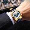 Men's Watch, Multifunctional, Business Style, with Calendar, Luminous, Stylish, Newly Launched, Waterproof, Quartz Wristwatch for Men